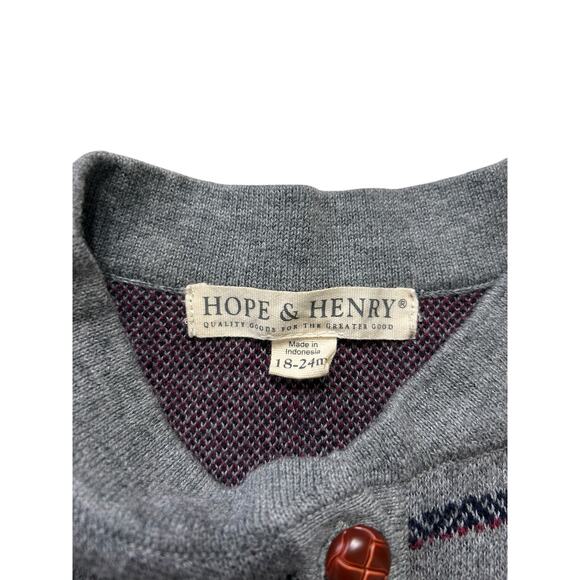 Hope & Henry Organic Sweater Cape, Size 18-24 Months - Picture 3 of 5